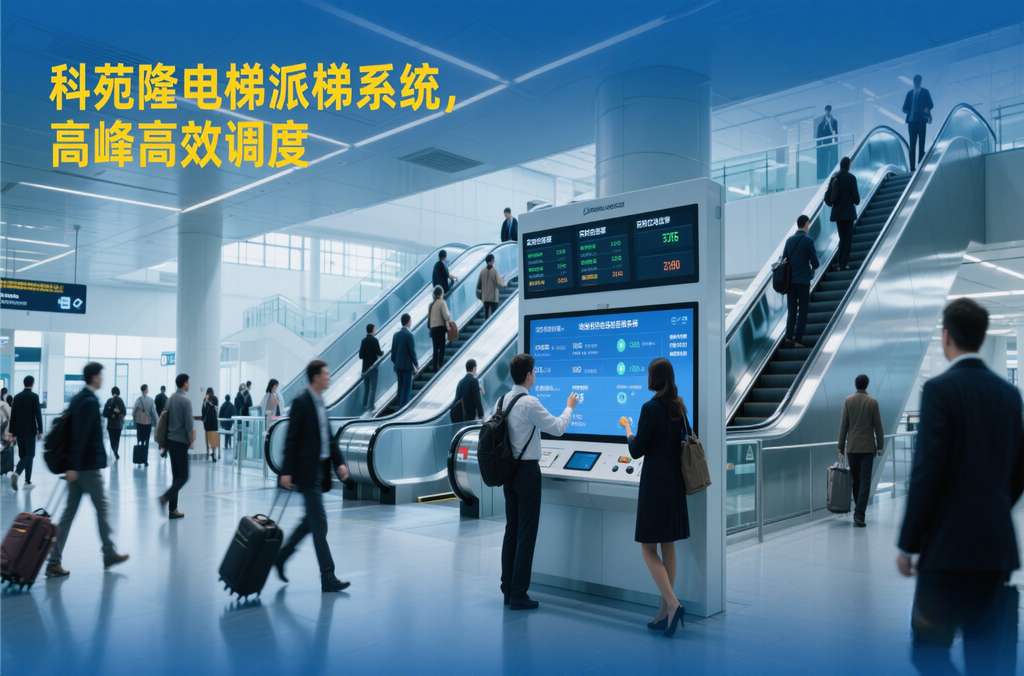 科苑隆電梯目的選層派梯系統(tǒng)：機場垂直交通的智慧調(diào)度官