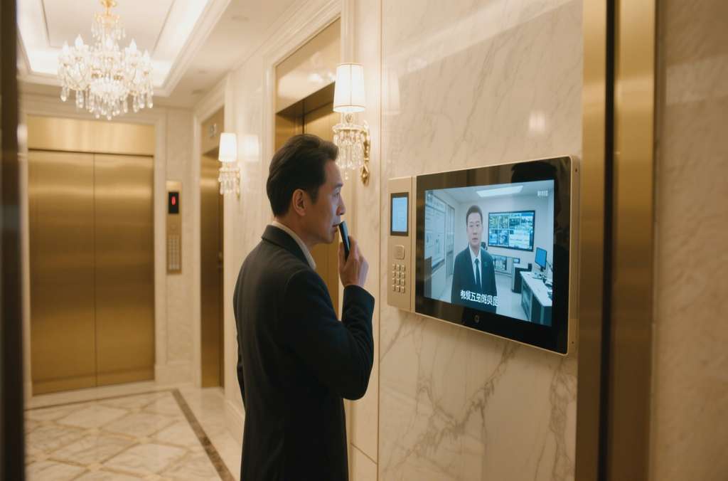 電梯可視五方對講